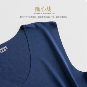 男士冰丝背心夏季内衣外穿男夏透气纯色无痕坎肩运动修身无袖T恤图片