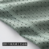 【冰感升级】夏季新款男士运动冰丝网眼背心宽肩窄肩圆领网孔透气，男装背心/马甲，星座1712-2