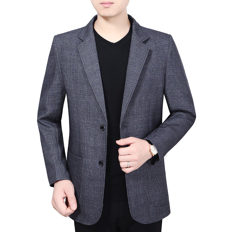 春秋新款男式休闲西装时尚单排扣男士西服修身单西男装外套小西装,男装西服,星座1712-2