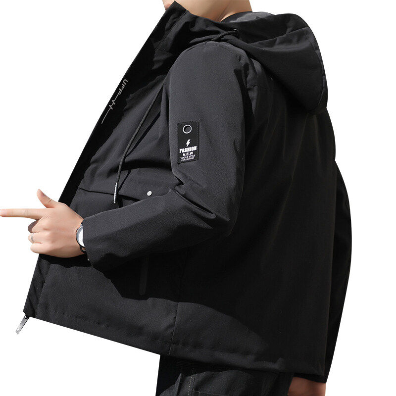 2021连帽夹克男潮工装新款春帅气潮流棒球服春秋装男大码,男装夹克,星座1712-2