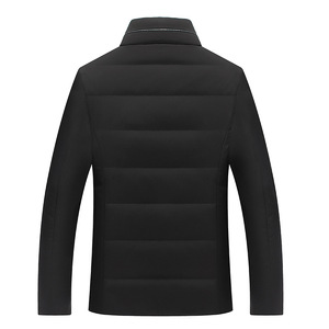 爸爸装冬季外套中年男士加绒加厚棉服时尚立领羽绒棉衣保暖棉袄图片