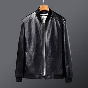 2021皮衣男外套新款韩版潮流修身帅气PU皮机车服潮牌百搭男图片