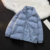 2024冬季情侣立领双面穿潮牌防风保暖面包服高品质时尚，男装棉衣，星座1712-2