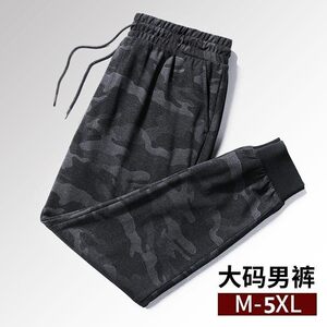 主推2024新款休闲裤男宽松春夏运动裤束脚迷彩工作长裤子K21-P12图片
