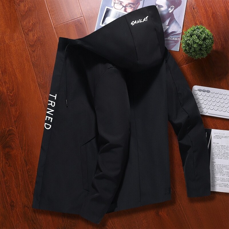 男士春季休闲夹克2024新款潮流百搭运动棒球服秋冬款宽松外套,男装夹克,星座1712-2