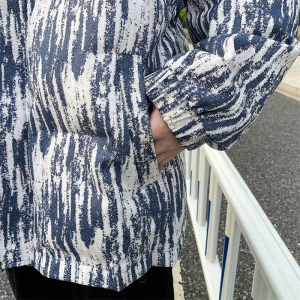 扎染棉服男士加厚冬季外套韩版潮流冬装帅气面包服棉衣宽松棉袄子图片