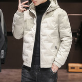 冬季外套男韩版潮流男士2024新款加厚保暖棉服连帽棉衣男青年，男装棉衣，星座1712-2