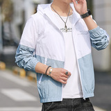 衣服男夏季2021新款潮流超薄透气春秋外套休闲薄款春装夹克衫，男装夹克，星座1712