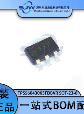 TPS560430X3FDBVR 丝印N3XF 封装SOT-236 DC-DC电源芯片 集成电路