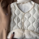 羊羔绒羽绒棉马甲女秋冬配大衣内搭内搭马甲内胆加绒加厚保暖背心