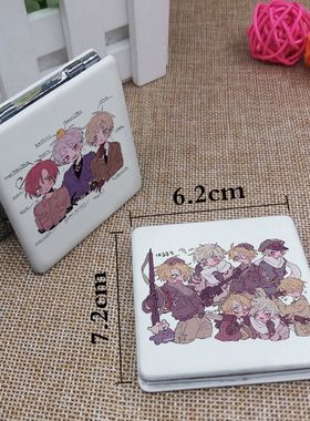 黑塔利亚动漫周边APH亚细亚米英露中彩绘便携折叠小镜子 来图定制