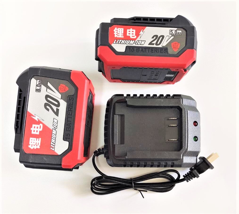 20V黄油枪抽油锂电池FFCL20-01充电器扳手角磨机电动工具DC