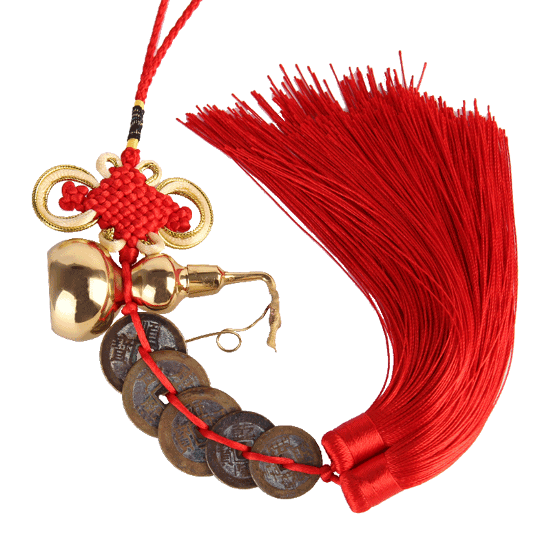 五帝挂件真品空心带盖铜葫芦