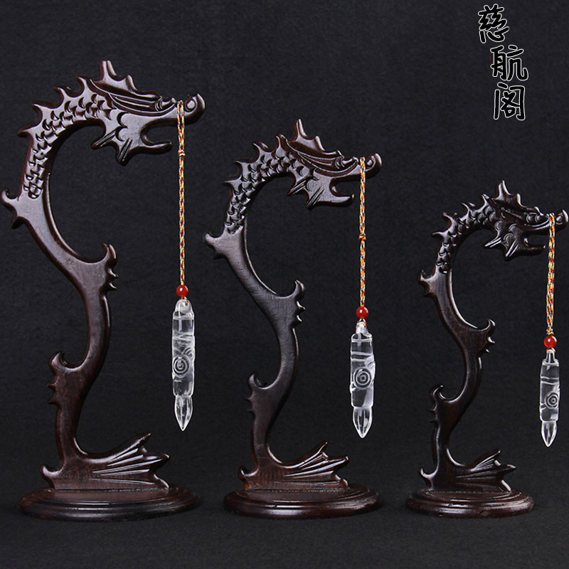 白水晶文昌笔挂件天然水晶项坠吊坠通透少棉絮