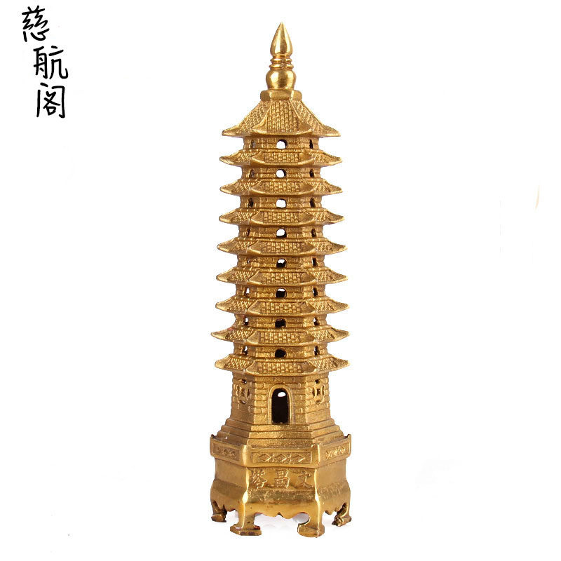 铜文昌塔摆件7层9层13层铜文昌塔