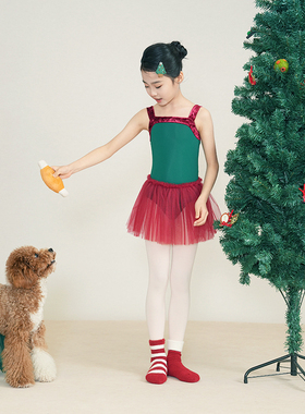 Ruisky 多褶裥儿童Tutu裙公主风芭蕾蓬蓬裙舞蹈启蒙纱裙花瓣腰头