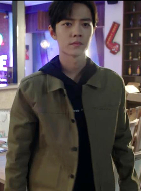 欧洲余生请多指教肖战同款外套宽松休闲上衣男生秋冬时尚百搭翻领