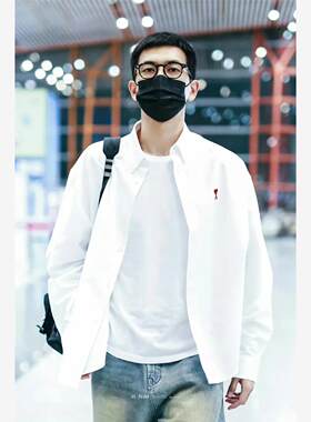 欧洲代购男明星李现同款衣服袖衬