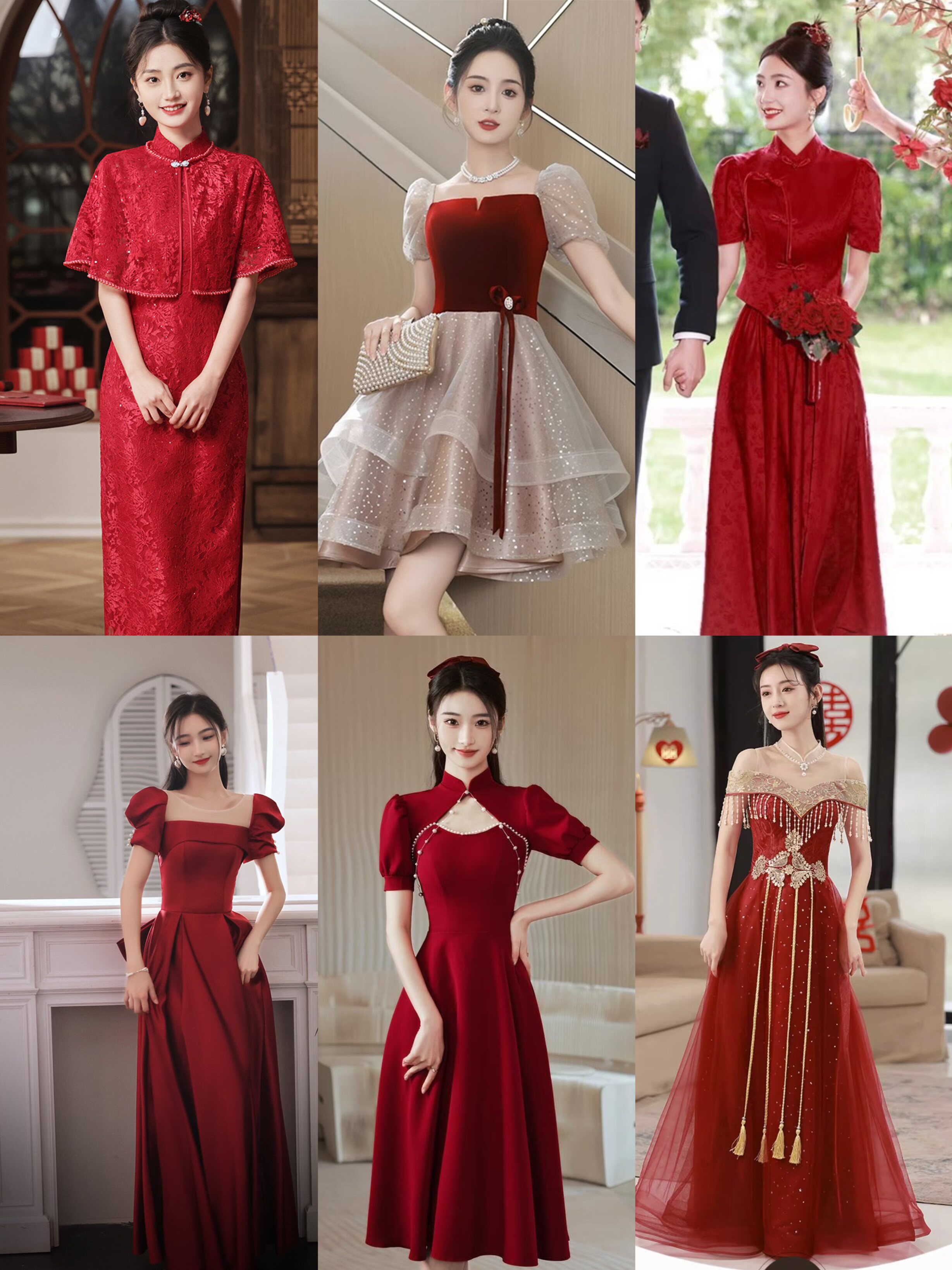 2024新款新娘敬酒服租赁图片