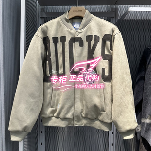 6905571213566 E11 杰克琼斯NBA联名雄鹿队休闲羽绒服 224423038