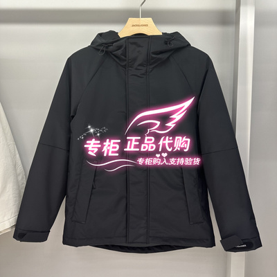 杰克琼斯百搭个性时尚防连帽羽绒服 224412017 E40 6905571170142