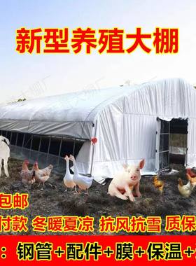 大棚钢管骨架养殖鸡鸭鹅猪牛羊大棚全套食用菌温室大棚