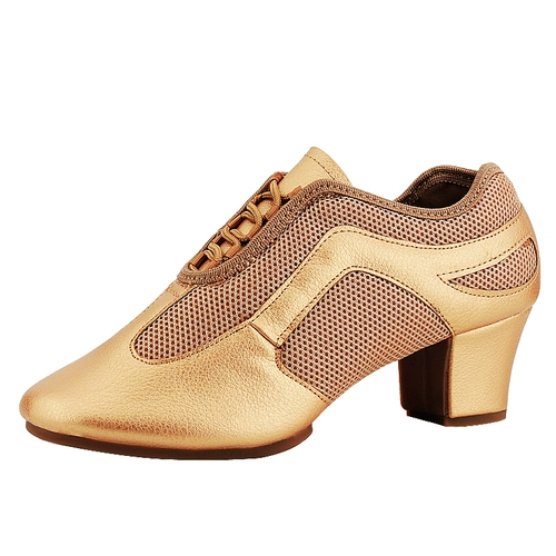 Профессиональная латинская танцевальная обувь для взрослых женщин средней каблуки