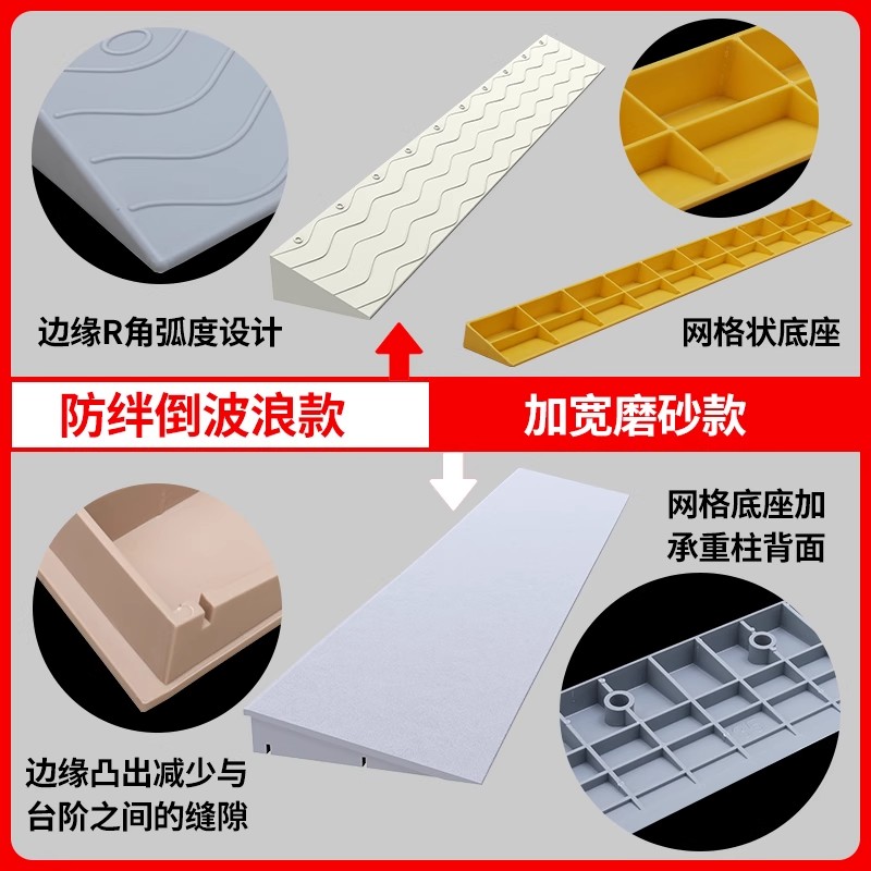 入户过门槛条台阶垫斜坡垫板15度扫地机器人爬坡垫室内门口坡度垫