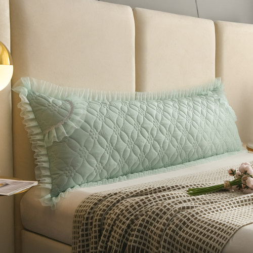 双人长枕套1.5米夹棉加厚1.2米