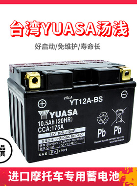 适用铃木DR650 SV650 650X SFV650 SV400 1000电瓶蓄电池FT12A-BS