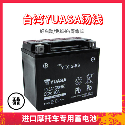 用于GT12-4雷克RX3 RX7雷卡迪V300赛科龙RT3汤浅摩托车电瓶蓄电池