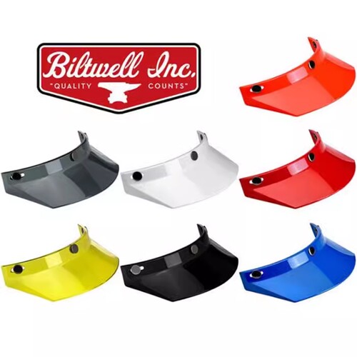 Biltwell3/4盔长款通用遮阳帽檐