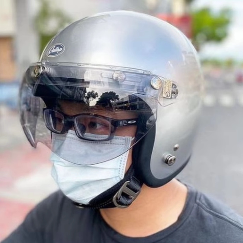 EVO飞乔海鸟头盔通用遮阳W镜片