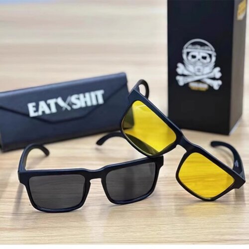 RAPUSEL屠夫复古挡光夜视平光镜