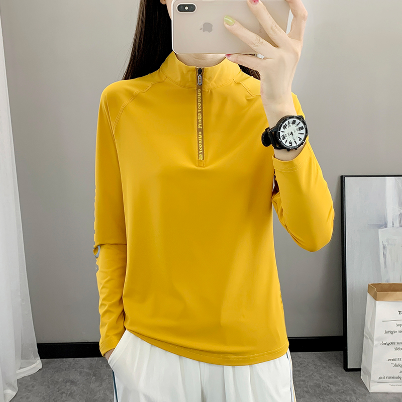 薄款夏季冰丝透气短袖健身上衣