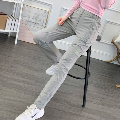 户外冰丝弹力透气速干裤