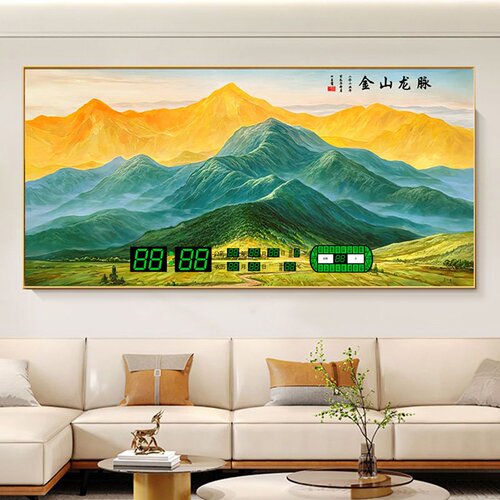 2026新款万年历电子钟挂钟画