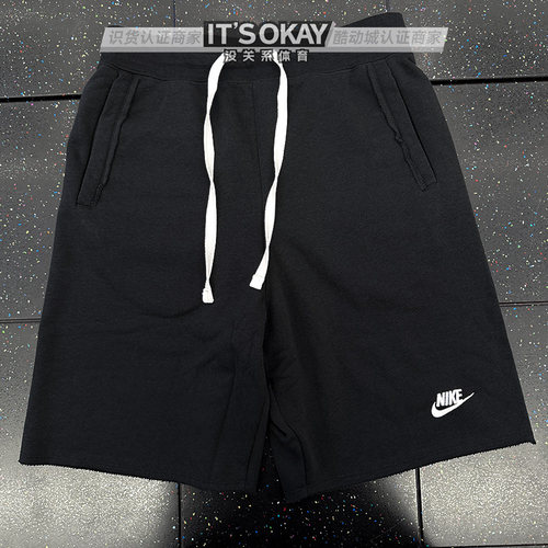 Nike耐克男子刺绣休闲运动短裤