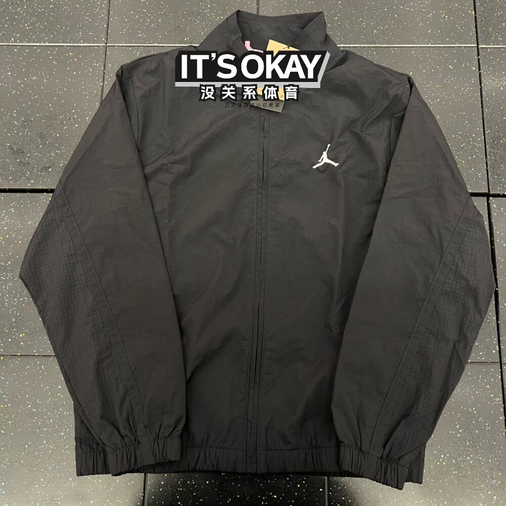 JORDAN春秋男子户外运动休闲防风立领训练梭织夹克外套FN4538-010