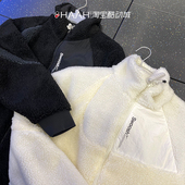 Nike耐克男羊羔绒大勾立领双面穿保暖休闲运动夹克外套FB1910 010