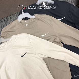 DR7822 AR5194 T恤DZ3044 NIKE耐克男子刺绣小钩圆领单衣休闲长袖