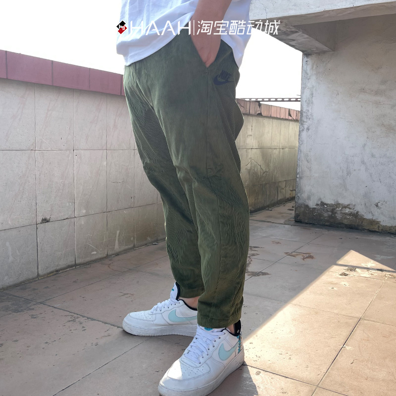 Nike/耐克男子灯芯绒运动九分裤