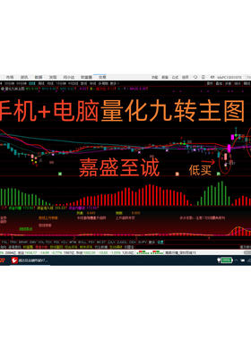 量化九转红色多空线双BB低吸信号55日双色线龙回头副图手机+电脑
