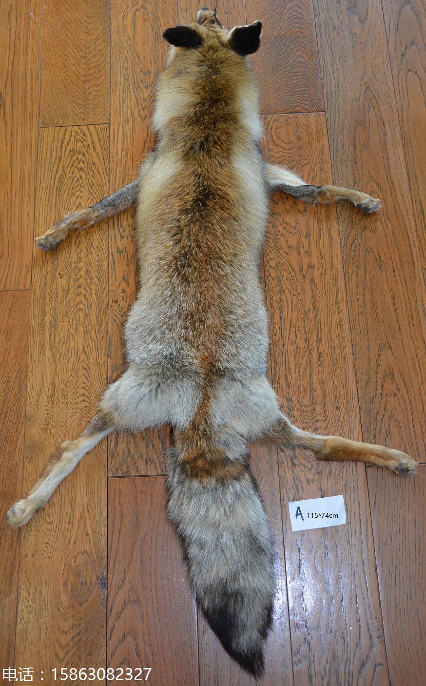 狐狸皮披肩围脖A真皮草