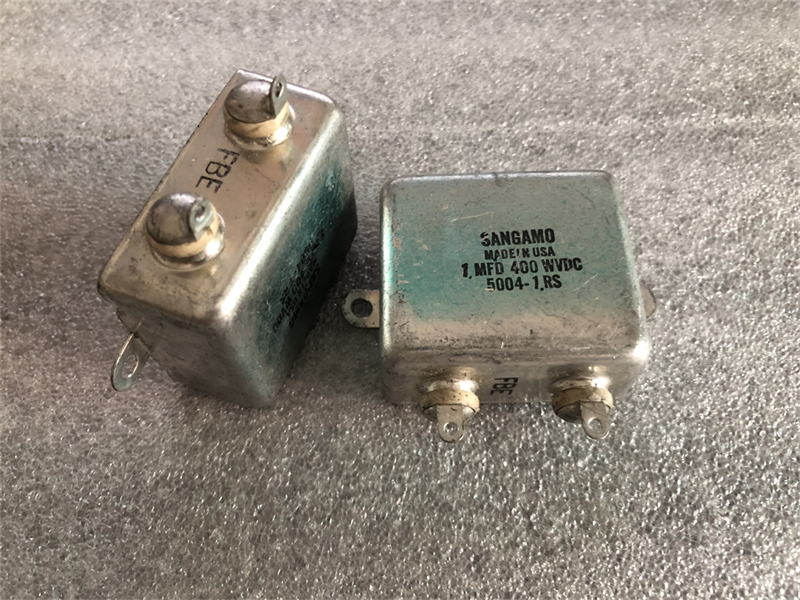 古董美国sangamo山姆油浸电容