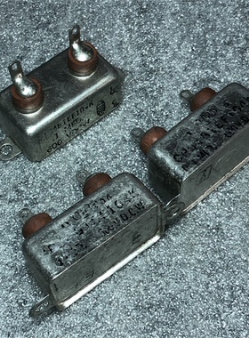 古董美国TOBE CP54B1EF104K 0.1UF600V 铜壳 胆机耦合油浸电容