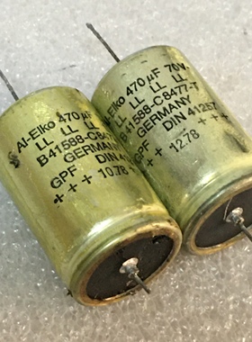 拆机西德产西门子SIEMINS 41257系列 470UF 70V 发烧音频电解电容