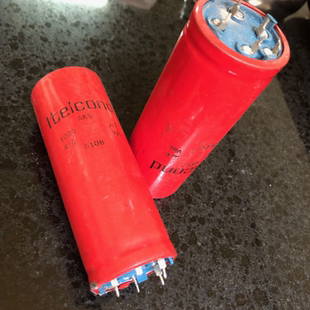 拆机意大利itelcond艾特康 1000UF450V 发烧胆机高压滤波电解电容