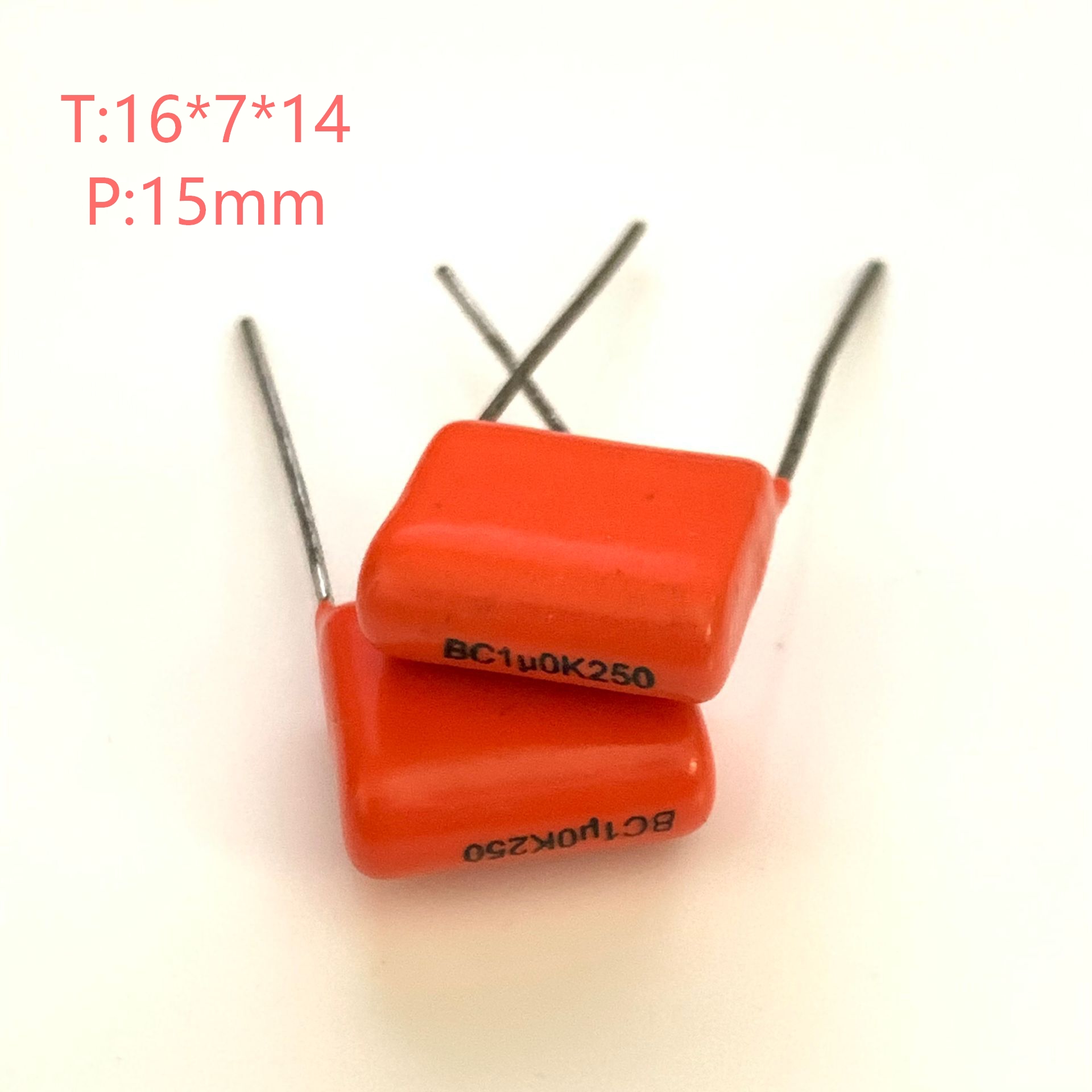 飞利浦 BC 105K 1UF 250V 金属化聚丙烯薄膜电容耦合电容