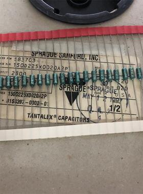 全新美国SPRAGUE 思碧 150D 2.2UF20V 发烧音频 钽电解电容